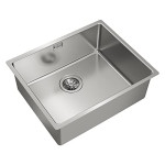 Teka 115000005 Kitchen Sink Made Of Stainless Steel With A Single Bowl Linea Rs15 50.40 3 W/Ovf Sp-115000005, GrayMin