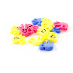 WHISTLE 12PCS QQ17571 Funny whistle in the shape of a hand with a smiley face.