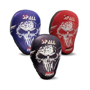 Spall Boxing Pads Curved Focus Mitts PU Leather Training Pads Hand Target For Coaching In Boxing MMA Kickboxing Martial Arts Muay Thai Punching Hand Target Strike Shield