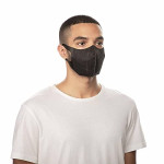 3D Protective Face Mask BLACK, MEDIUM, 50 PCS