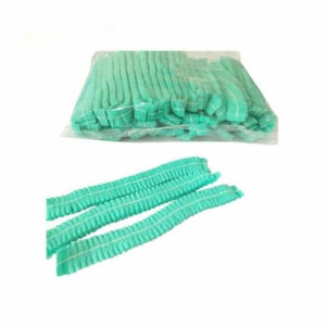 21 10g Disposable Non Woven Hairnets, Double Elastic Protective Hair Nets, Stretchable, Lightweight, Breathable, Hairnet Caps for Non-Medical Use 