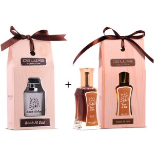 Rooh Al Oud Gift Set - 50ml Water Perfume & 24ml Perfume Oil