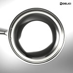 DELICI DTFP 24 Tri-Ply Stainless Steel Fry Pan with Premium SS Handle