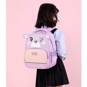 Skycare Cute Cartoon Kindergarten Backpack for Boys and Girls - Lightweight Bear Shoulder Bag for Elementary Students, Ages 4-8