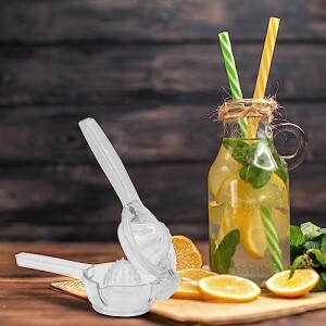Reko -Premium Quality Lemon Squeezer with Peeler- Lime Juice Press, Manual Press Citrus Juicer with Non-Slip Grip Effortless Hand Juicer Perfect for Juicing Oranges, Lemons & Limes