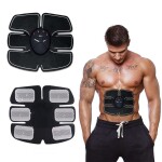 Abs Stimulator,Muscle Toner,Abs Stimulating Belt- Abdominal Toner, Abdominal Muscle Toner at Home Gym the Office Fitness, Black