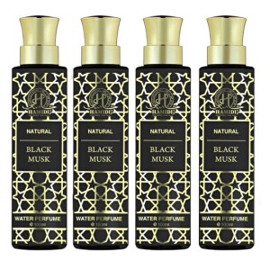 Ultimate Bundle Offer - Non Alcoholic Natural Black Musk Water Perfume 100ml Unisex � Perfumes Gift Set � (Pack of 4)