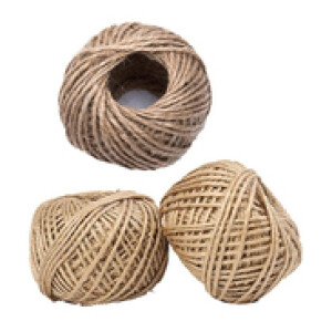 Natural Jute Twine String, 3 Pieces, Brown