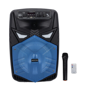 Rechargeable Portable Speaker with Mic & Remote KNMS5395 Krypton