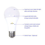 E27 Base Holder LED Bulb Warm White 65x123mm