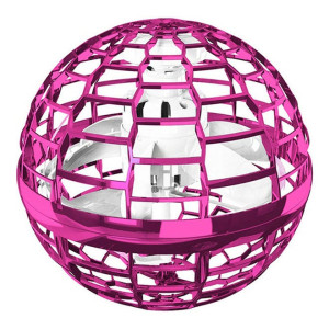 Lightweight Rechargeable And Portable Flynova Pro Coolest Flying Ball For Kids, Pink 10.4x10.2x10.2cm