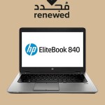 Renewed - Elitebook 840 G2 Laptop With 14-Inch Display,Intel Dual-Core i5 Processor/8GB RAM/512GB SDD/620MB Intel UHD Graphics/Window 10 Black