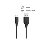 PowerLine Micro USB Cable 3feet Black
