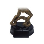 Electroplated Running Sculpture Gold