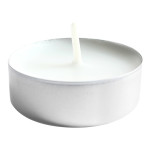 100-Piece Candle White/Silver 38mm