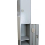 MAF Steel Locker Cabinet MAF-2T 2-Door File Storage Box Locker with Keys for Home, Office, School, Halls, Workplaces, Hospitals, Gyms, Factories, Bank, Money Locker Cabinet