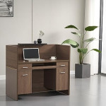 Reception Desk For Front Office Desk, Premium Quality Office Reception Desk-MAF-1405-120CM