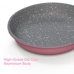DELICI DGDN FP24P Granite Coated Die-Cast Aluminum Non-Stick Fry Pan