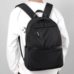 School Backpack for Men Women, Water Resistant 15.6 inch Laptop Backpack Bookbags College Daypack Black Backpack School Bag
