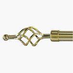 Metal Roman Adjustable Curtain Rod (210 - 400cm, Gold)