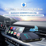 PLZ HD IPS Touchscreen Portable Car Stereo with Wireless Carplay, Android Auto, Supports All Cars Trucks, 10-Inch (DVR9.2)