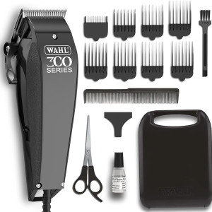 Wahl Home Pro 300 Series Hair Cutting Kit, Corded Hair Clipper Kit For Mens Grooming, 8 Comb Attachments,