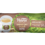 Hans Karak Tea Original In Cup, 6 Cups Flow Pack