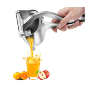 Tophgc Stainless Steel Alloy Manual Fruit Hand Squeezer, Silver