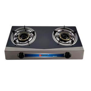 STAINLESS STEEL DOUBLE BURNER GAS COOKER - MGS-S218