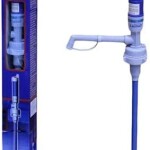 Battery Operated Plastic Water Pump with Adapter, Blue