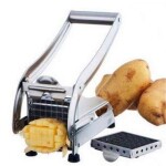 Stainless Steel Home French Fries Potato Chips Strip Cutter Machine Maker Slicer Chopper Dicer