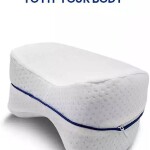 White Leg & Knee Foam Pain Relief Support Pillow, Small, White