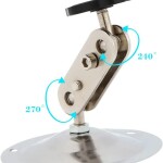 Universal CCTV Surveillance Camera Bracket Wall Mount Support Stand Indoor Outdoor Wall And Ceiling Mounting (90CM)