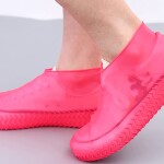 Rubber Shoes Protectors Cover for Men Women, 3 Pair, Medium, Multicolour