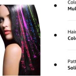 Mammoth Sales Flashing Optics 14" Led Lights Hair Clips & Pins, Pink, 6 Pieces