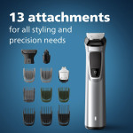 Philips Multigroom Series 7000 13-In-1, Face, Hair And Body Mg7715/13