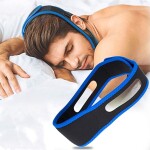 Express Shop Anti Snoring Chin Strap Snoring Solution Anti Snoring Effective Stop Snoring Chin Strap Sleep Aids Better, Black/Blue