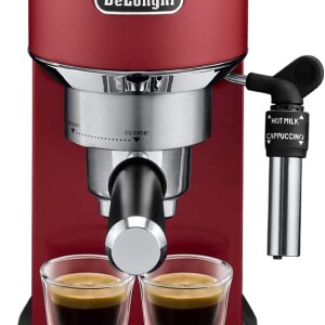 De'Longhi Dedica Coffee Machine, Barista Pump Espresso And Cappuccino Maker, Ground Coffee