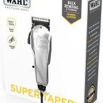 Wahl Chrome Super Taper, Professional Hair Clippers, Pro Haircutting Kit, Clippers for Bulk Hair Removal,