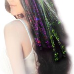 Light Up Flashing Optics Led Lights Hair Clips & Pins, Multicolour, 6 Pieces