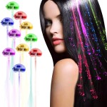 Jerify Flashing Optics Led Lights Hair Clips & Pins, Multicolour, 100 Pieces