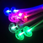 Flashing Optics Led Lights Hair Clips & Pins, Multicolour, 12 Pieces