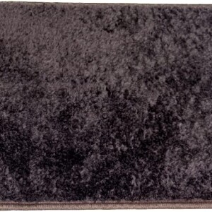 Non-Slip Shaggy Bath Rug, 60 x 90cm, Grey