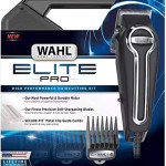 WAHL Elite Pro Hair Cutting Kit, Corded Hair Clipper For Men, Head Shaver, Self Sharpening Precision Blades With Taper Lever,