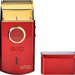 StyleCraft Uno Mini Single Foil Shaver USB Rechargeable Travel Size Red