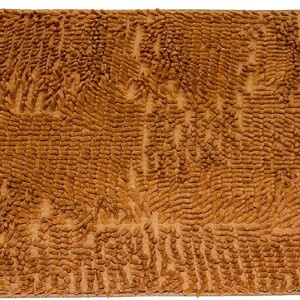 Non-Slip Bathroom Carpet Mat, 50 x 80cm, Brown