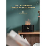 HUMIDIFIER FLAME AROMA DIFFUSER WITH 7 DIFFERENT FLAME COLORS LIGHT MIST ATOMIZER NOISELESS AUTO AIR DIFFUSER EESSENTIAL OIL DIFFUSER