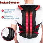 Posture Aligner shoulder Support Adjustable Back Pain Corrector Brace Belt Medical Clavicle Corset Spine Lumbar Orthopedic Relieve Shoulder