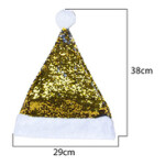 Christmas Santa Hat Party Favours 12 Pieces, 29x38cm, Multicolour