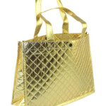 Rosymoment Shopping Bag, Gold